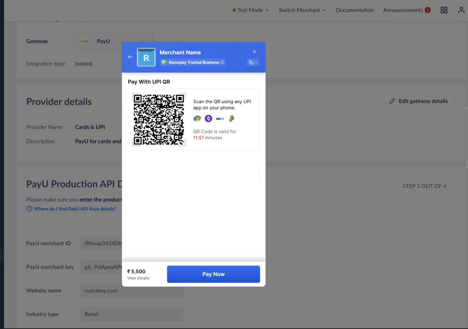 Integration Audit testing qr