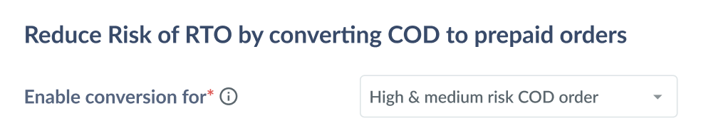 Enable conversion field for manual review