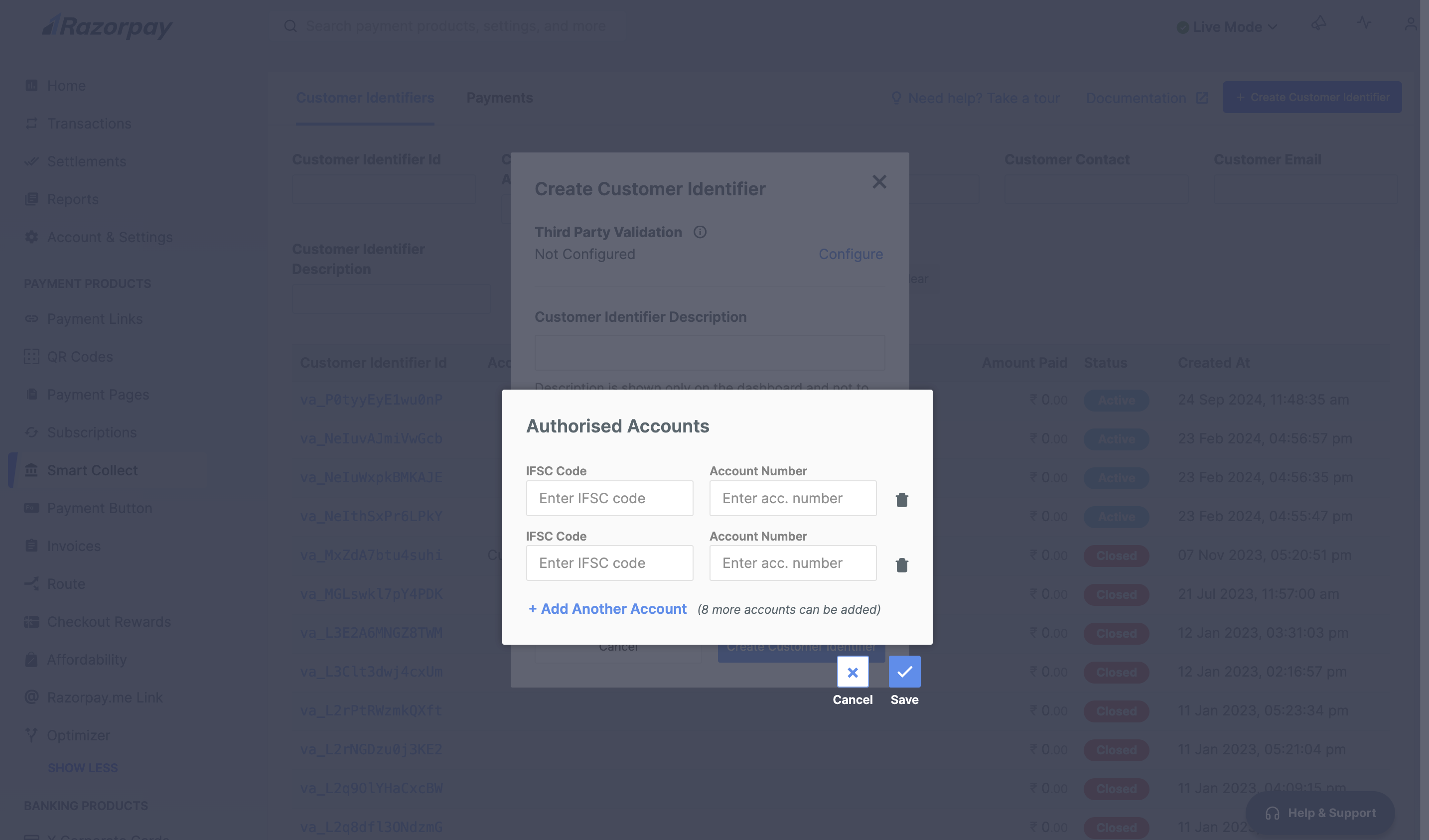 SC 2.0 Customer Identifier with TPV