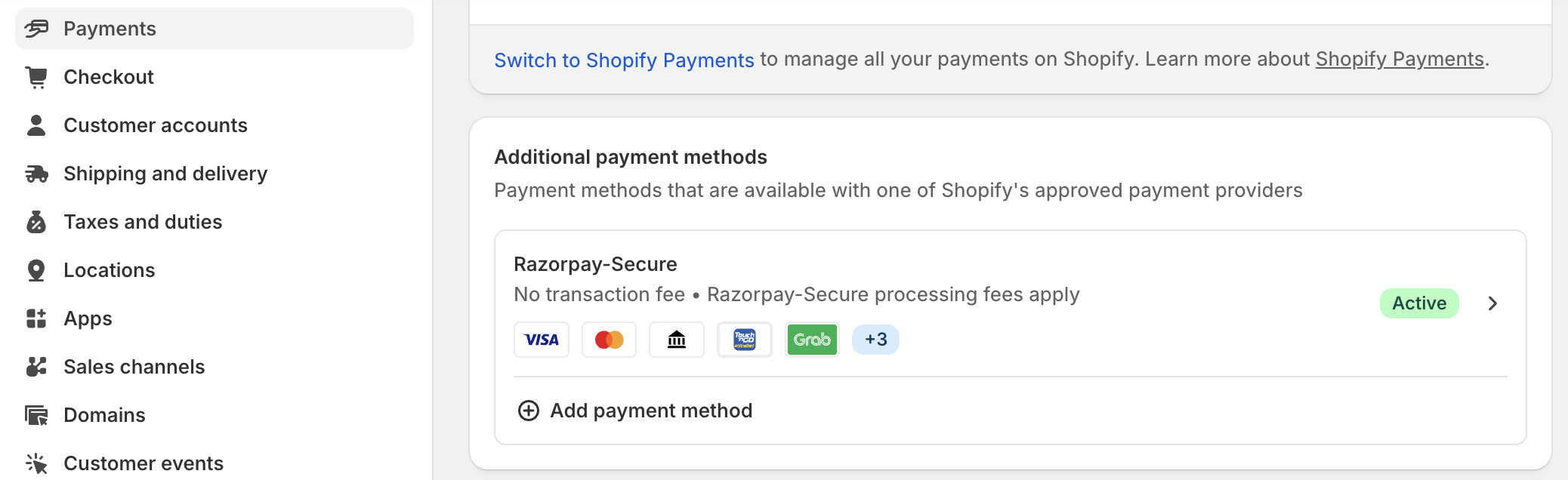 Shopify go live v2
