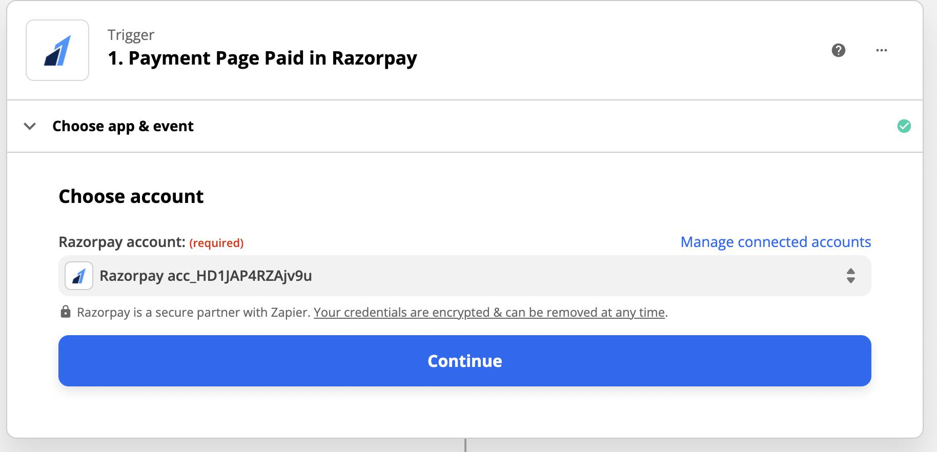 Razorpay Sign In Prompt